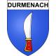 Durmenach 68 ville sticker blason écusson autocollant adhésif