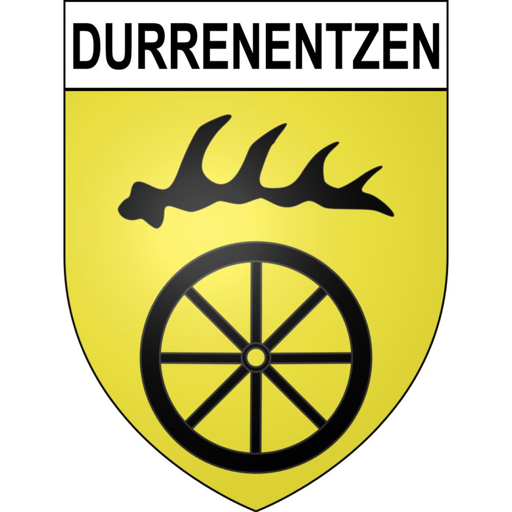 Durrenentzen 68 ville sticker blason écusson autocollant adhésif