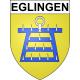Eglingen 68 ville sticker blason écusson autocollant adhésif
