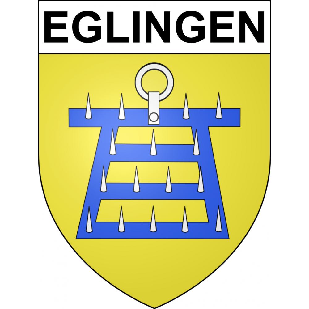 Eglingen 68 ville sticker blason écusson autocollant adhésif