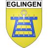 Eglingen 68 ville sticker blason écusson autocollant adhésif
