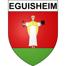Pegatinas escudo de armas de Eguisheim adhesivo de la etiqueta engomada