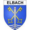 Stickers coat of arms Elbach adhesive sticker
