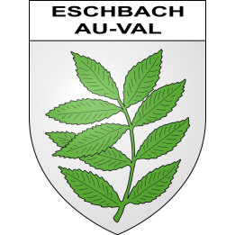 Stickers coat of arms Eschbach-au-Val adhesive sticker