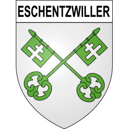 Eschentzwiller Sticker wappen, gelsenkirchen, augsburg, klebender aufkleber