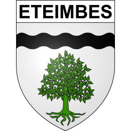 Eteimbes 68 ville sticker blason écusson autocollant adhésif