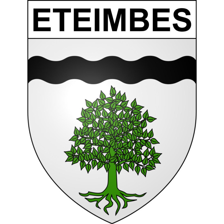 Eteimbes Sticker wappen, gelsenkirchen, augsburg, klebender aufkleber