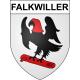 Falkwiller 68 ville sticker blason écusson autocollant adhésif