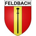Pegatinas escudo de armas de Feldbach adhesivo de la etiqueta engomada