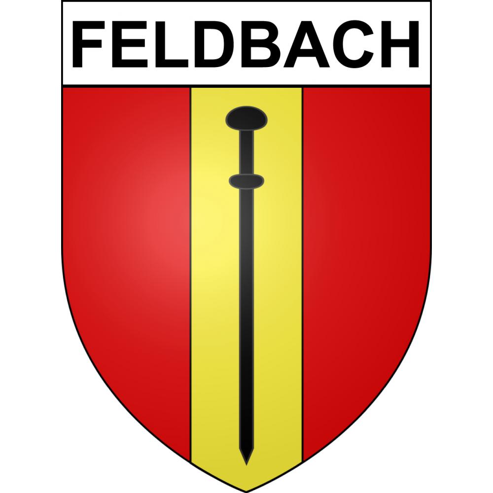 Pegatinas escudo de armas de Feldbach adhesivo de la etiqueta engomada