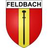 Feldbach 68 ville sticker blason écusson autocollant adhésif