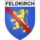 Pegatinas escudo de armas de Feldkirch adhesivo de la etiqueta engomada