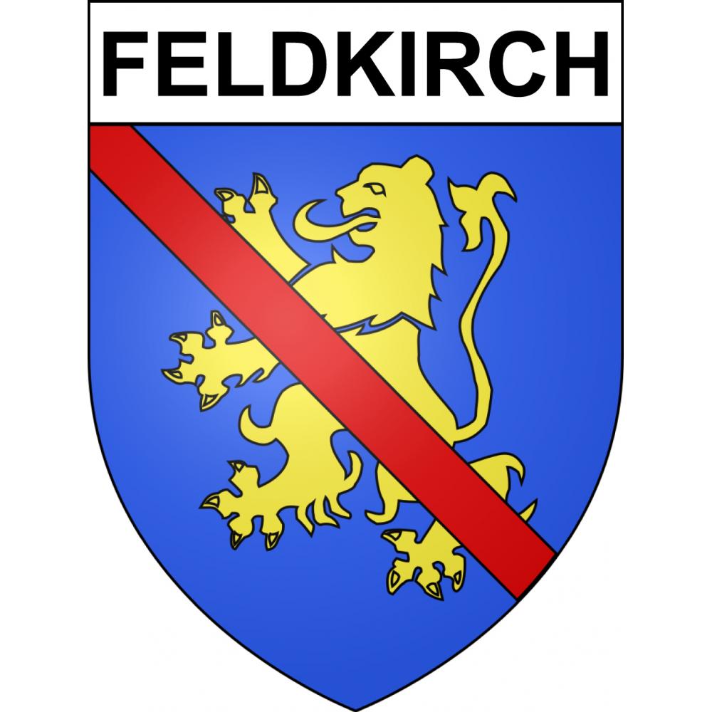 Pegatinas escudo de armas de Feldkirch adhesivo de la etiqueta engomada