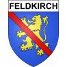 Feldkirch 68 ville sticker blason écusson autocollant adhésif