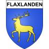 Flaxlanden Sticker wappen, gelsenkirchen, augsburg, klebender aufkleber