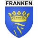 Franken 68 ville sticker blason écusson autocollant adhésif