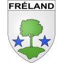 Pegatinas escudo de armas de Fréland adhesivo de la etiqueta engomada