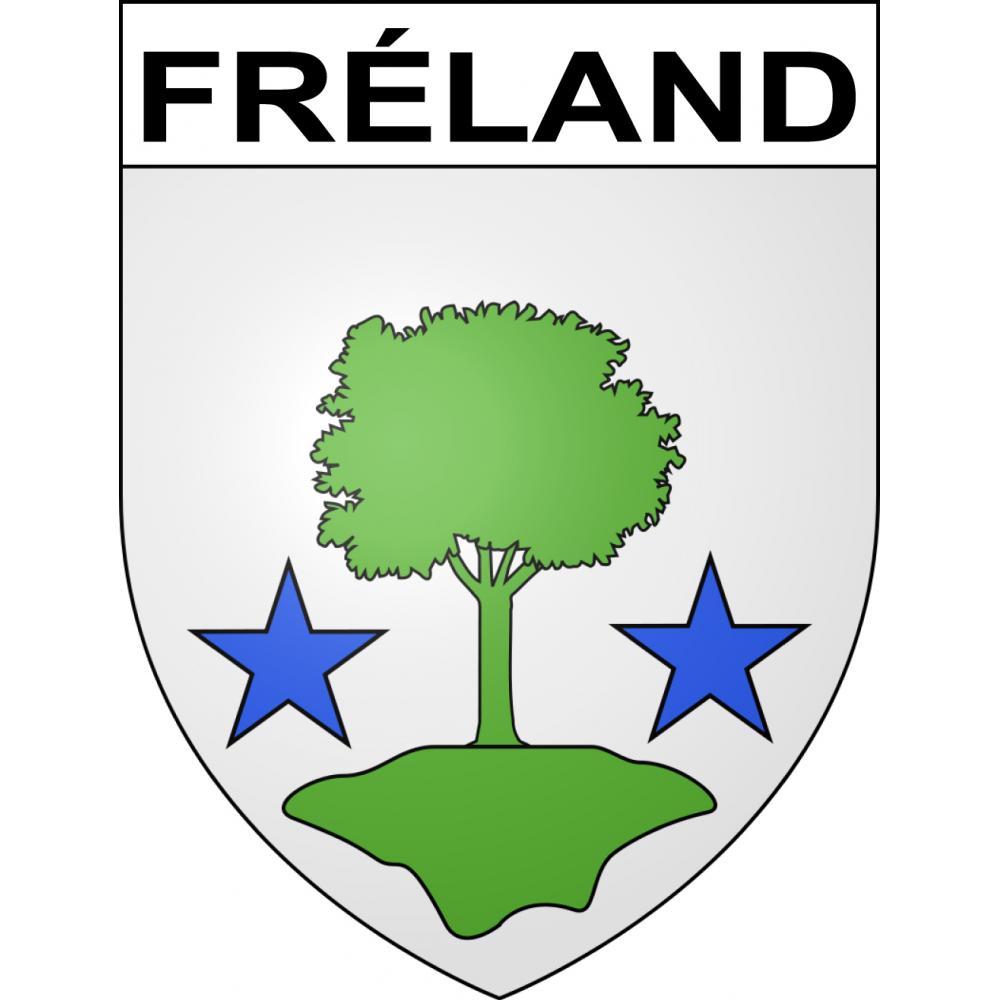 Pegatinas escudo de armas de Fréland adhesivo de la etiqueta engomada