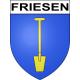 Friesen Sticker wappen, gelsenkirchen, augsburg, klebender aufkleber