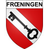 Frœningen 68 ville sticker blason écusson autocollant adhésif