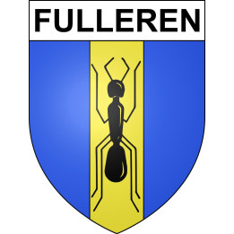Fulleren Sticker wappen, gelsenkirchen, augsburg, klebender aufkleber