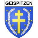 Stickers coat of arms Geispitzen adhesive sticker