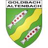 Goldbach-Altenbach Sticker wappen, gelsenkirchen, augsburg, klebender aufkleber