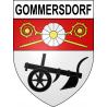 Gommersdorf Sticker wappen, gelsenkirchen, augsburg, klebender aufkleber