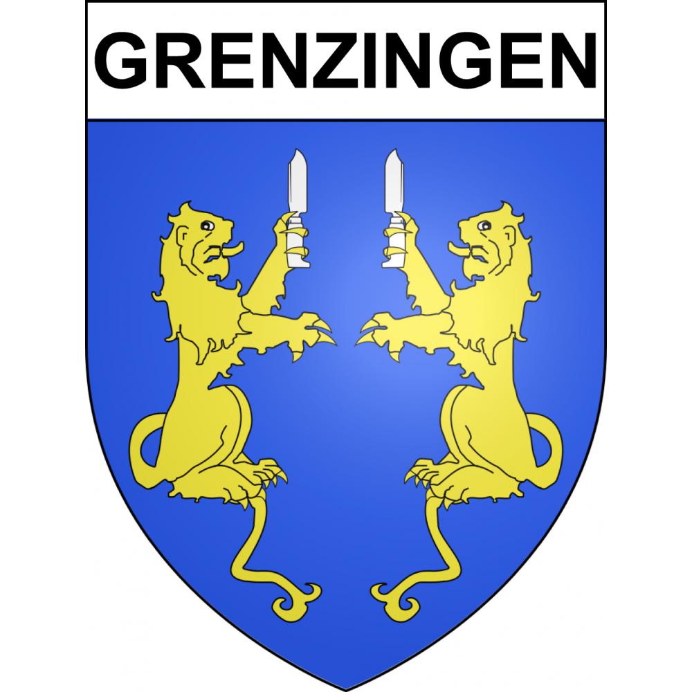 Grenzingen Sticker wappen, gelsenkirchen, augsburg, klebender aufkleber