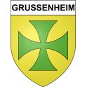 Adesivi stemma Grussenheim adesivo