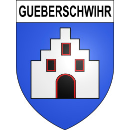 Stickers coat of arms Gueberschwihr adhesive sticker