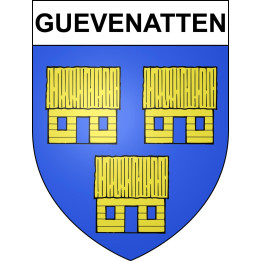 Guevenatten 68 ville sticker blason écusson autocollant adhésif