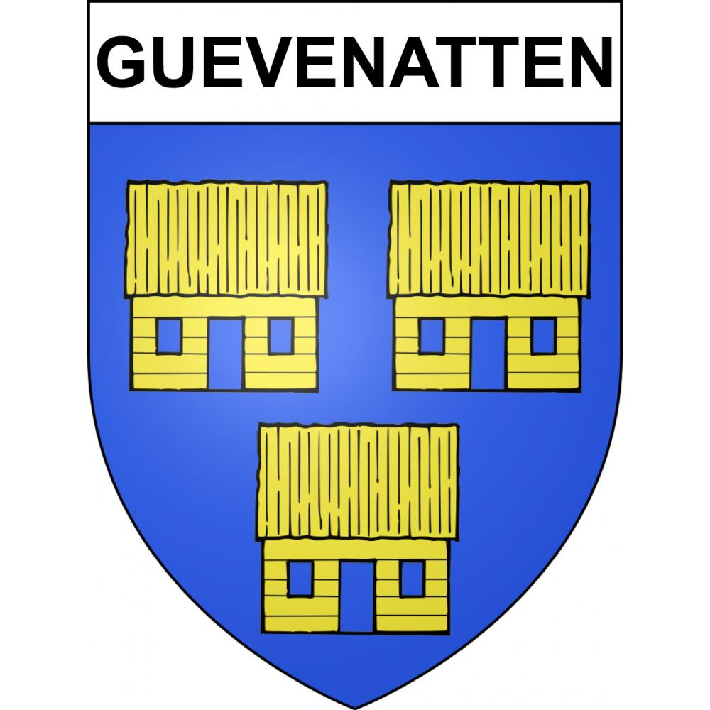 Pegatinas escudo de armas de Guevenatten adhesivo de la etiqueta engomada