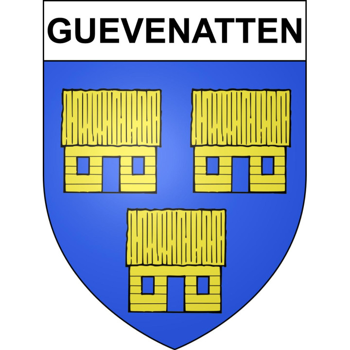 Stickers coat of arms Guevenatten adhesive sticker