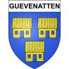 Pegatinas escudo de armas de Guevenatten adhesivo de la etiqueta engomada