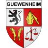 Pegatinas escudo de armas de Guewenheim adhesivo de la etiqueta engomada