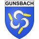 Gunsbach 68 ville sticker blason écusson autocollant adhésif