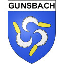 Stickers coat of arms Gunsbach adhesive sticker
