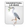 Stickers coat of arms Hagenthal-le-Bas adhesive sticker