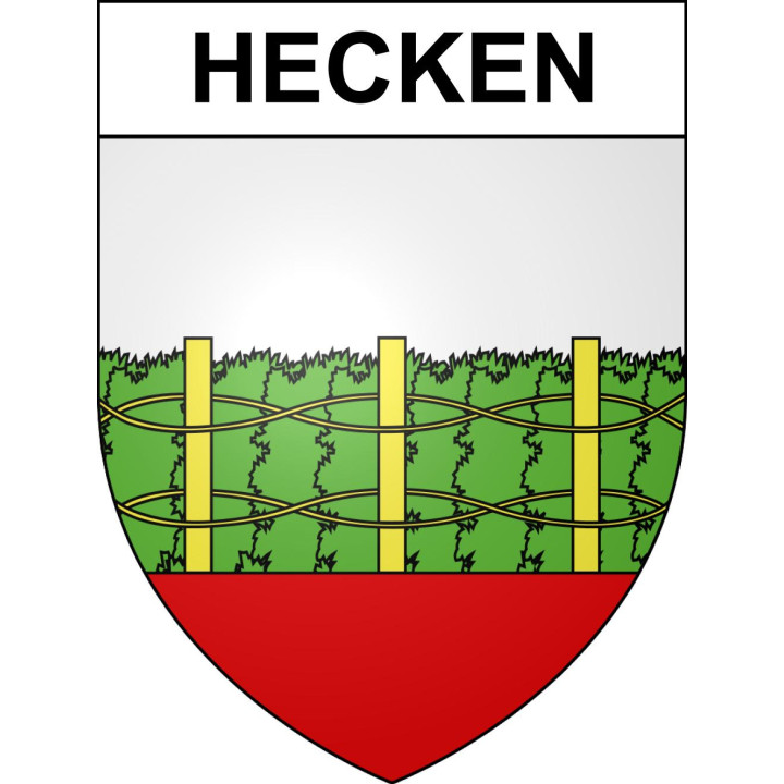 Hecken Sticker wappen, gelsenkirchen, augsburg, klebender aufkleber