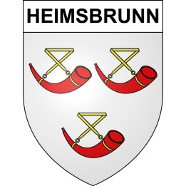 Stickers coat of arms Heimsbrunn adhesive sticker