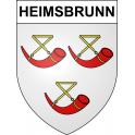 Heimsbrunn Sticker wappen, gelsenkirchen, augsburg, klebender aufkleber