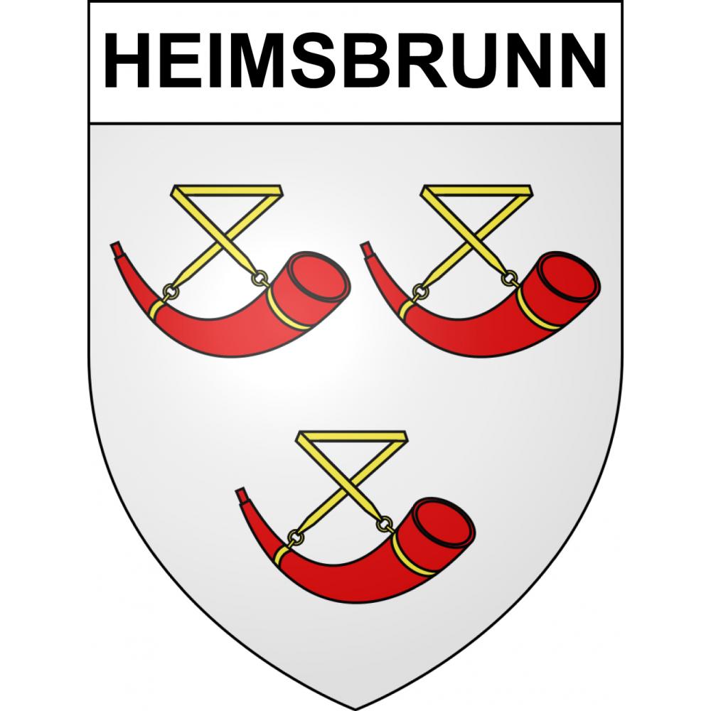 Heimsbrunn Sticker wappen, gelsenkirchen, augsburg, klebender aufkleber