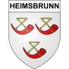 Heimsbrunn Sticker wappen, gelsenkirchen, augsburg, klebender aufkleber