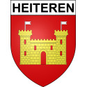 Pegatinas escudo de armas de Heiteren adhesivo de la etiqueta engomada
