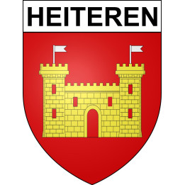 Heiteren 68 ville sticker blason écusson autocollant adhésif