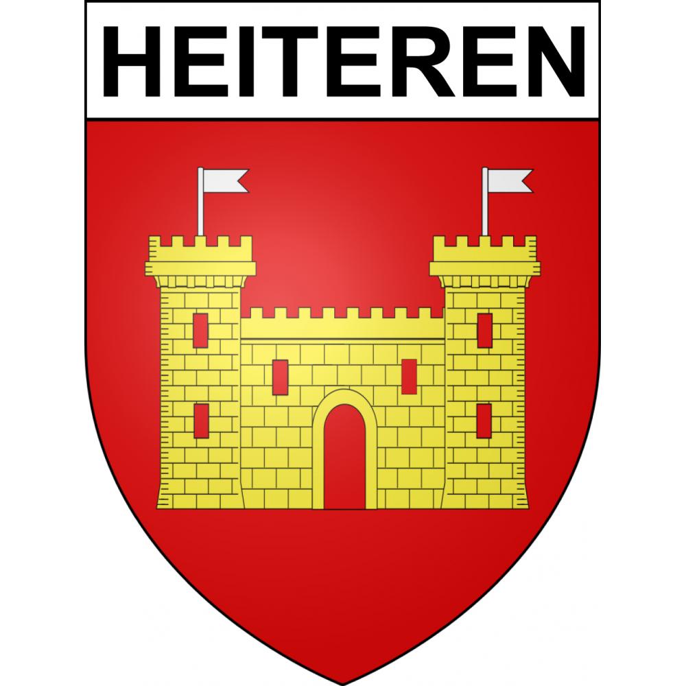 Pegatinas escudo de armas de Heiteren adhesivo de la etiqueta engomada