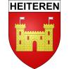 Pegatinas escudo de armas de Heiteren adhesivo de la etiqueta engomada