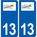 13 Venelles logo ville autocollant plaque sticker