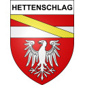 Hettenschlag Sticker wappen, gelsenkirchen, augsburg, klebender aufkleber